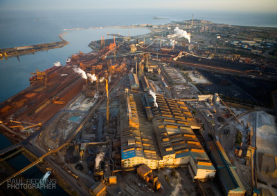 Bluescope - Port Kembla works. - Paul Redding, Steel Mill Photographer Hobart Tasmania