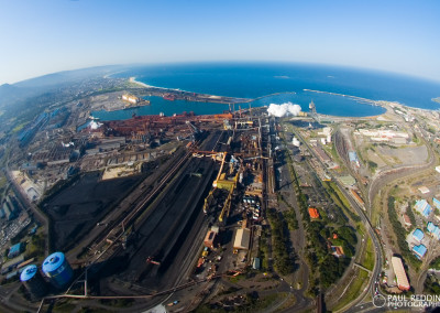 Aerial Blue Scope Port Kembla Works