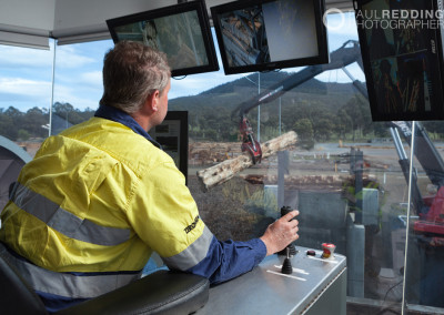 Wood chip mill photographer - Paul Redding, Tasmania