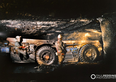 Under ground Coal Mining Photographer- Paul Redding Photographer Hobart Tasmania